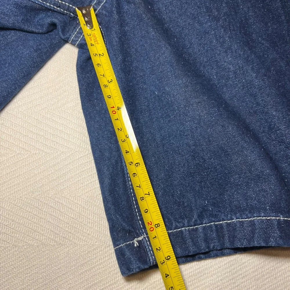 Idle NH Y2K Aesthetic Jorts Denim Street Wear Embroidery Women Size4